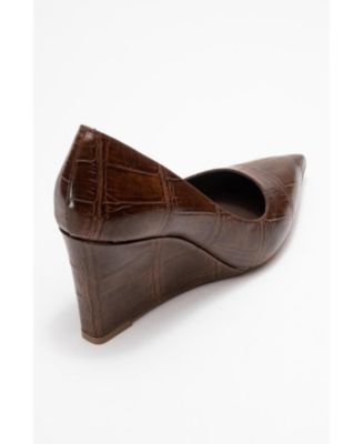 Women's Puera Pointed Toe Wedge Pump