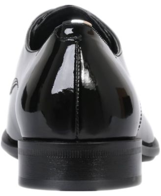 Men's Patent Leather Colby Printed Derby Dress Shoe