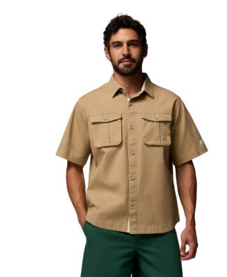 Men's Acker Rock Twill Short-Sleeve Button-Down Shirt