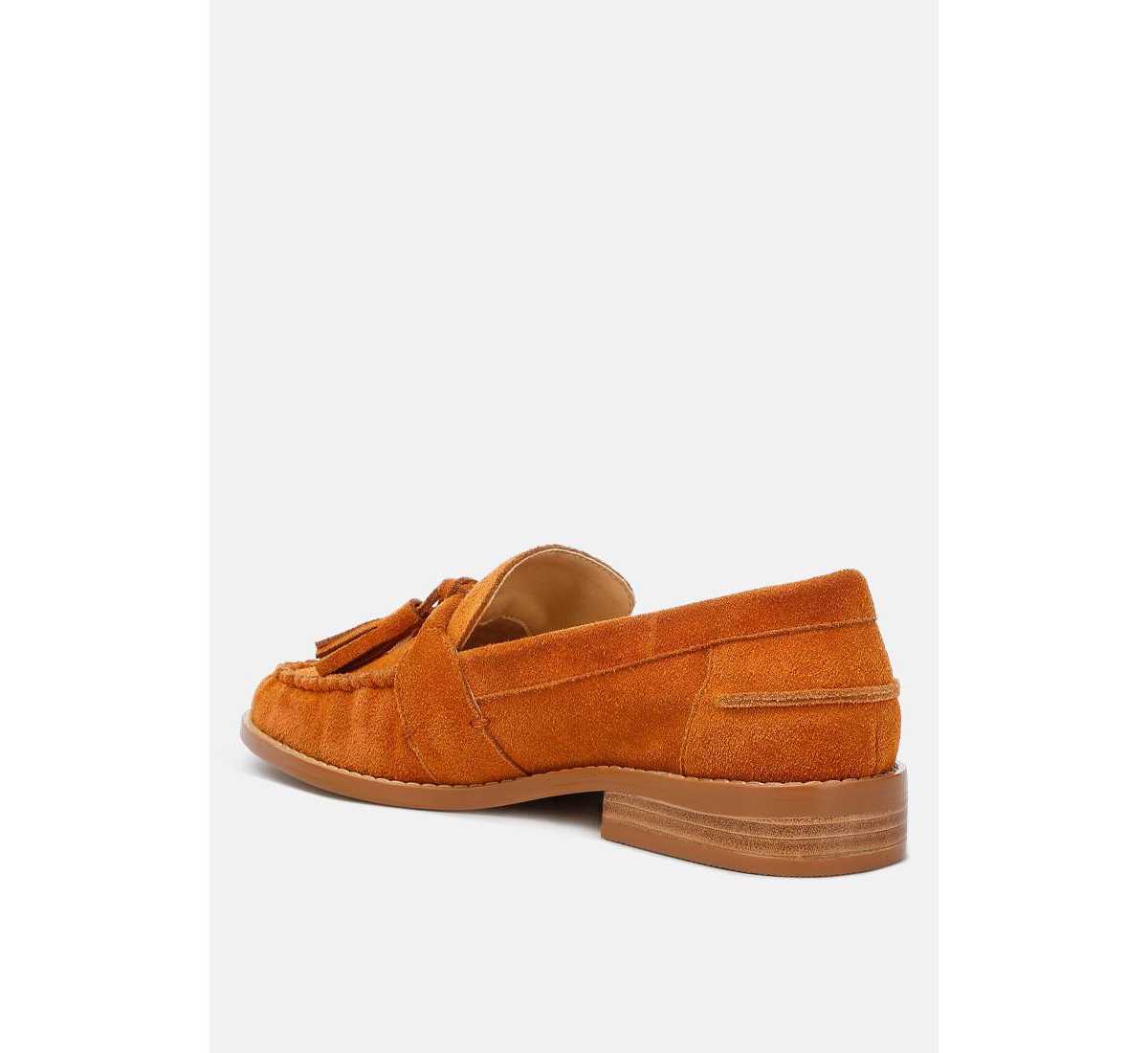 Rhone Tassels Detail Suede Loafers