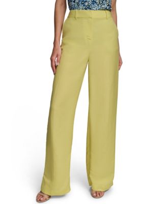 Women's Mid-Rise Wide-Leg Pants