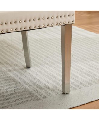 Streamdale Velvet Double Dining Loveseat Bench, 2-Seat Tufted Bench w/Handmade Buttons