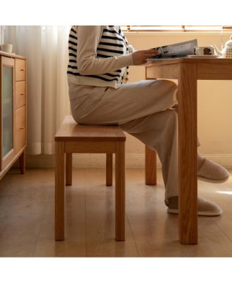 Streamdale Oak Wood for Dining Bench Table Bench for Living Room
