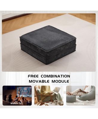 Mahjong Sofa, Convertible Floor Sofa Bed, Modular Sectional.