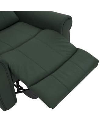 Manual Recliner 270°Swivel Rocker Recliner Chair with Massage & Heating