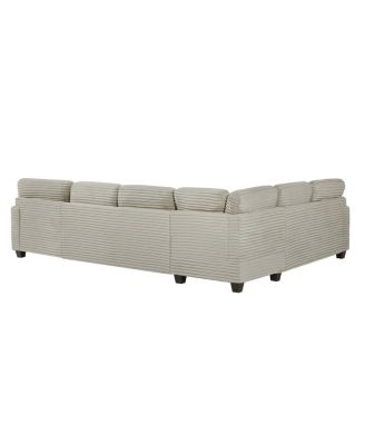 Streamdale U-shaped Sectional Sofa with Ottoman & Storage