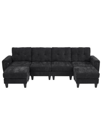  Modern U-shaped Sectional Sofa