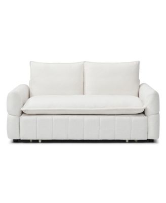 Sleeper Sofa, Sofa Bed - 3-in-1 Pull Out Couch Bed with Teddy Chaise