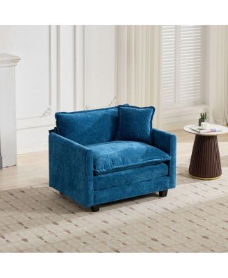 Cloud Sofa Single Seat (No Ottoman), Modern Sectional Couch