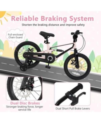 16 Inch Kids Bike Lightweight with Detachable Training Wheels-4-7 Years