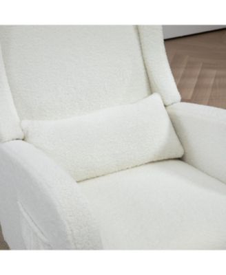 Modern Rocking Chair with Footrest