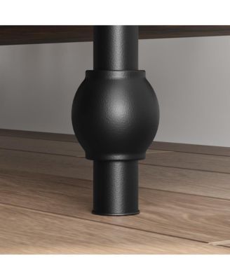 Retro 3-Tier Console Table and Sideboard Buffet Cabinet with Storage