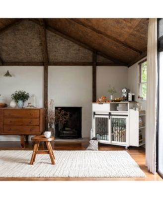 Dog Crate Kitchen Island End Table
