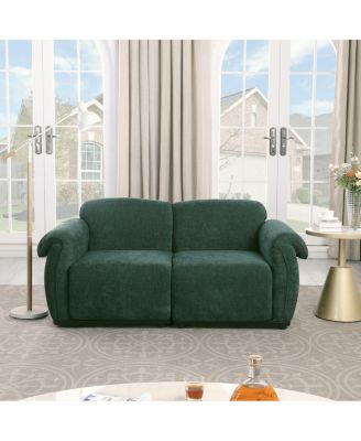 68.5" Modular Chenille Sofa with Iron Frame -  Living Room/Bedroom