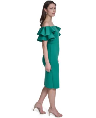 Women's Off-The-Shoulder Sheath Dress