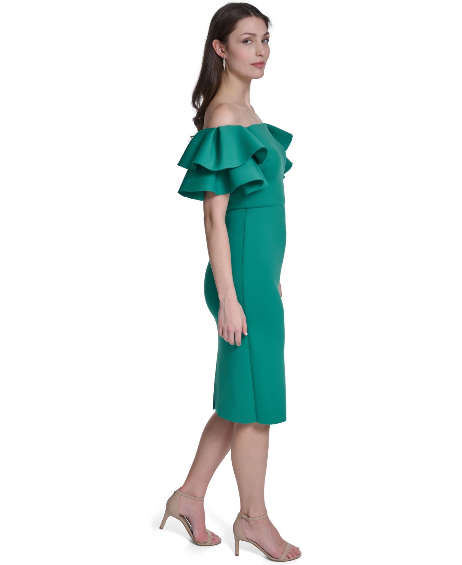 Women's Off-The-Shoulder Sheath Dress