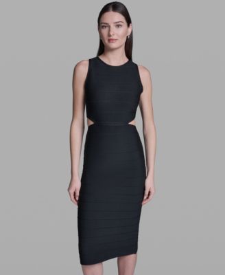 Women's Sleeveless Crew Neck Dress