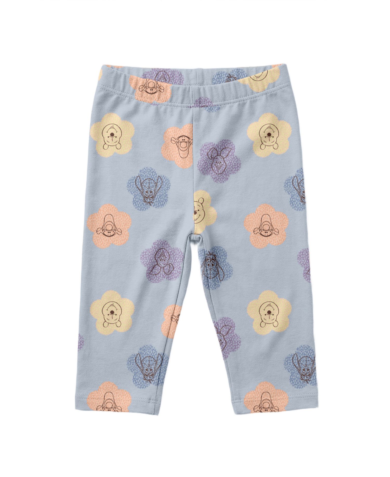 Baby Girls' Winnie-the-Pooh Print Jacket, Bodysuit and Pants, 3-Piece Set