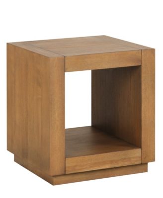 Gryel 20" Bottom Shelf Square End Table