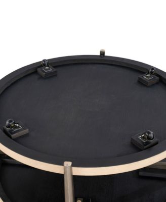 Tayen 43.3" Round Bottom Shelf Coffee Table