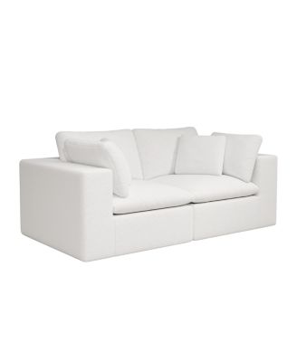 Modular sectional sofa seat, Upholstered couch for living room, 2PC free combination