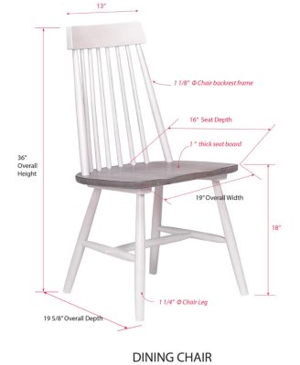 Set of 2 Dining Chairs