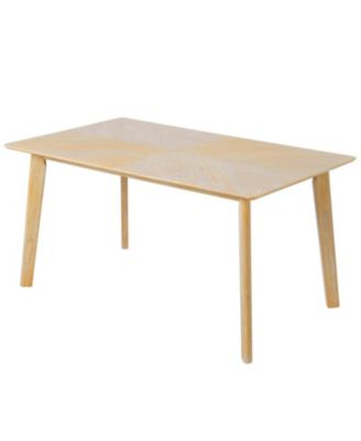 Farmhouse Dining Set with 4 Chairs & Bench