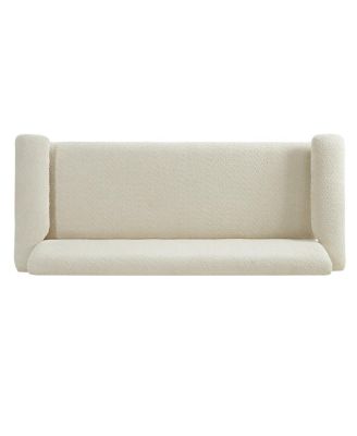 Modern Loveseat Sofa 2 Seater Couch with Armrest Pillows