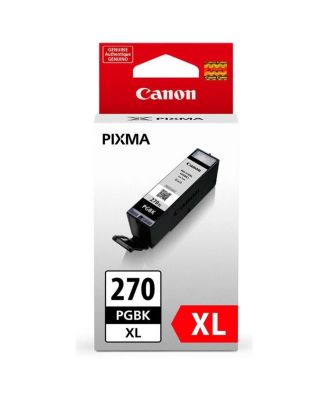 PGI-270 XL Pigment Black Ink Tank for Select PIXMA MG, TS Series Printers - 22.2ml