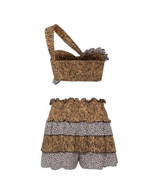 Women's Oasis Asymmetric Crop Bustier