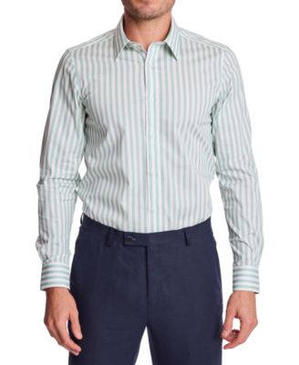 Men's Striped Slim-Fit Shirt