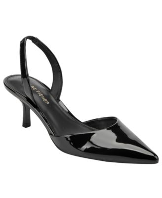 Women's Iced Slingback Kitten Heel Pumps