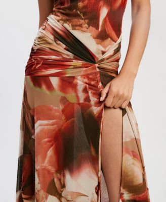 knee length dresses for ladies Bardot Martini Midi Dress