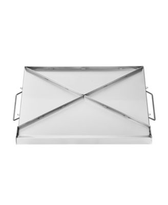 23 x 16 Inch Stainless Steel Griddle Plate for Gas Grill with Handles