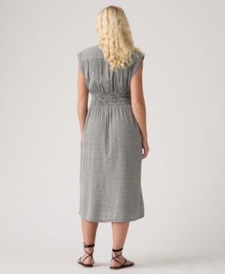Women's Beatrice Button-Front Midi Dress