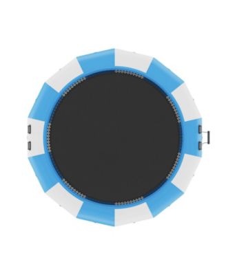 15 Ft Inflatable Water Bouncer with Ladder and Air Pump