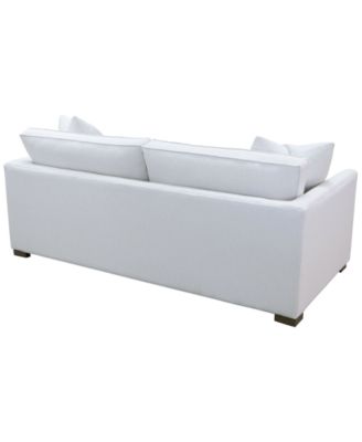 Corine 20" Upholstered Sofa with Toss Pillows