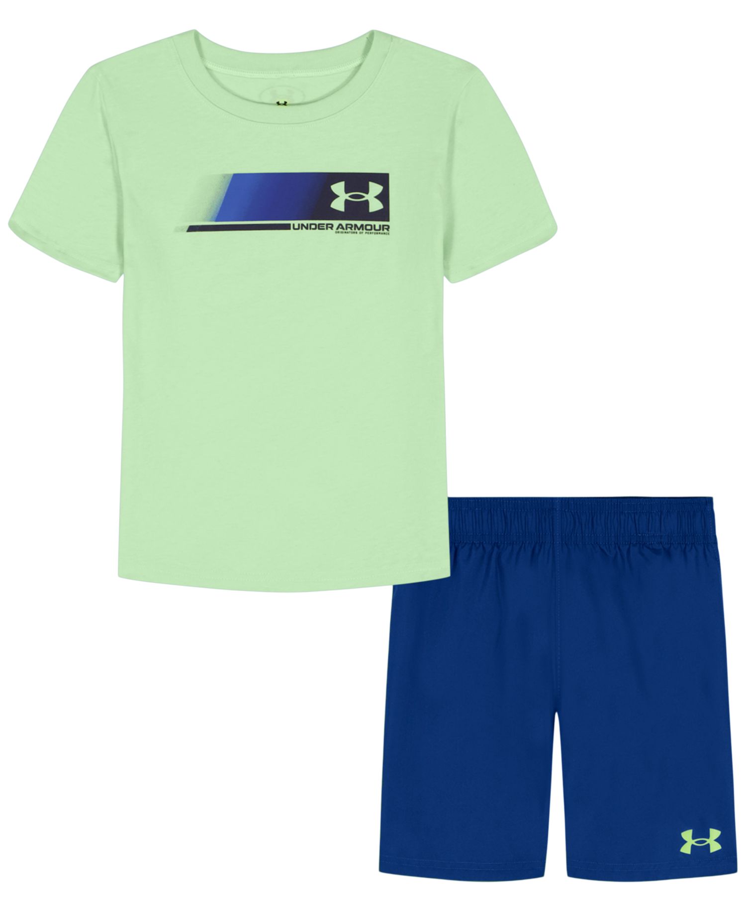 Boys' 2T-7 Short-Sleeve T-Shirt and Shorts, 2-Piece Set