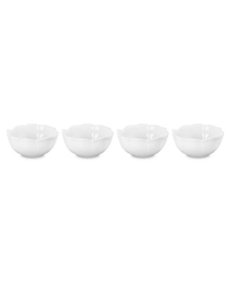 Petal Stoneware 4-Pc. Bowl Set