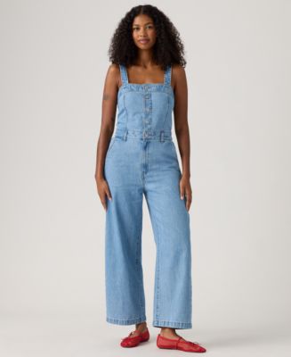 VIOLETTE ROOM　デニムオールインワン　VR243818 Levi's Women's Drea Square Neck Button-Front Jumpsuit - Macy's