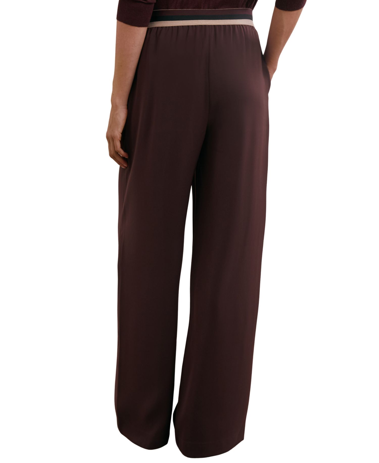 Women's Sonnie Elasticated-Waist Wide-Leg Pants