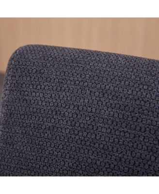 Modern medieval-inspired armchair with high back