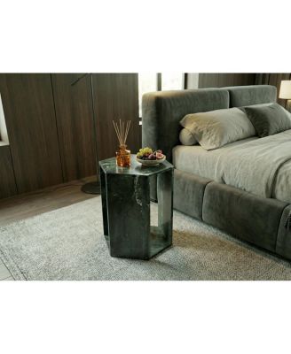 Luxury Marble Hexagonal Side Table