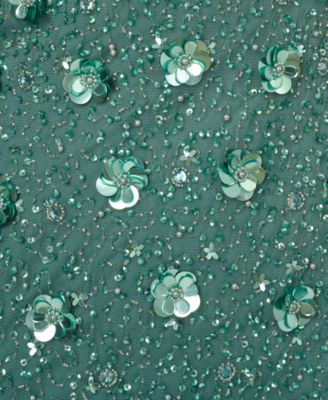 Women's Embellished Floral Sheath Dress