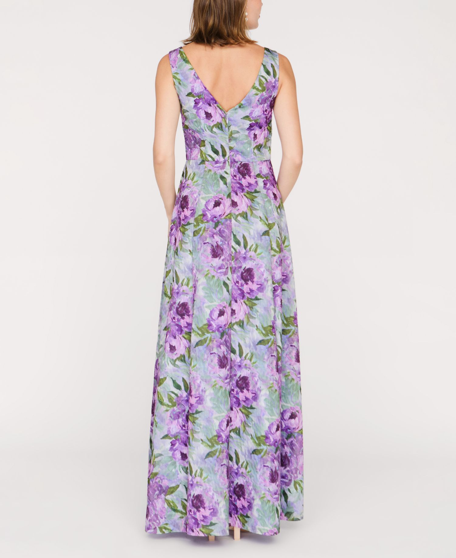 Women's Jordana Square Neck A-Line Gown
