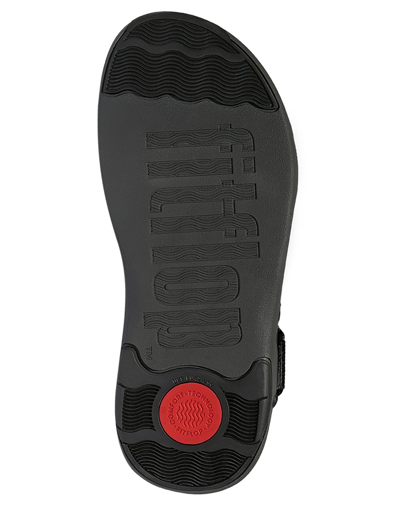 Мужские сандалии FitFlop Adjustable Webbing Back-Strap, цвет: Чёрный — фото 4