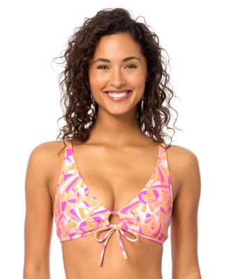 Women's West-Side V-Neck Swim Bikini Top