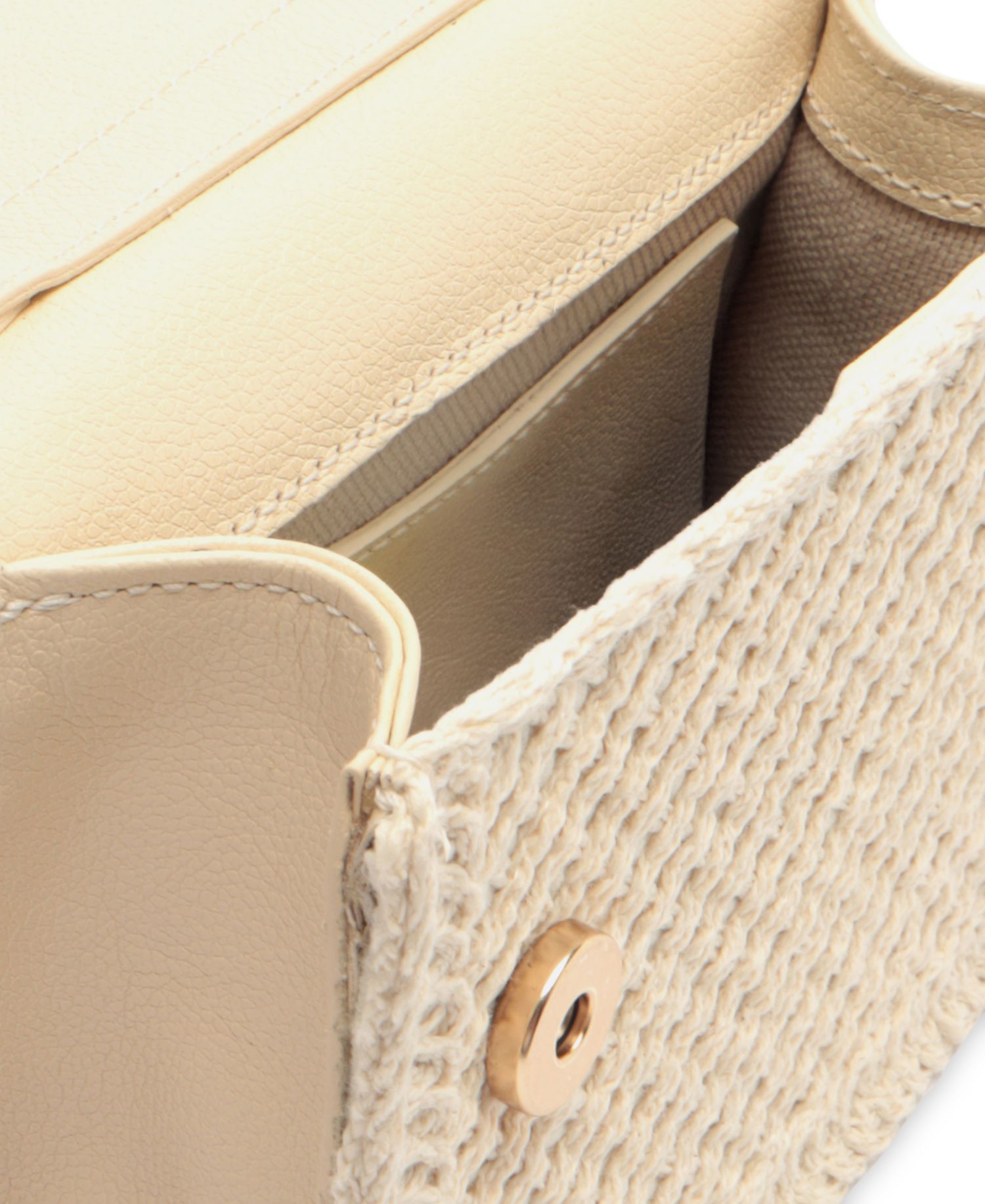 Lucy Mini Embroidery Snap Button Crossbody Handbag