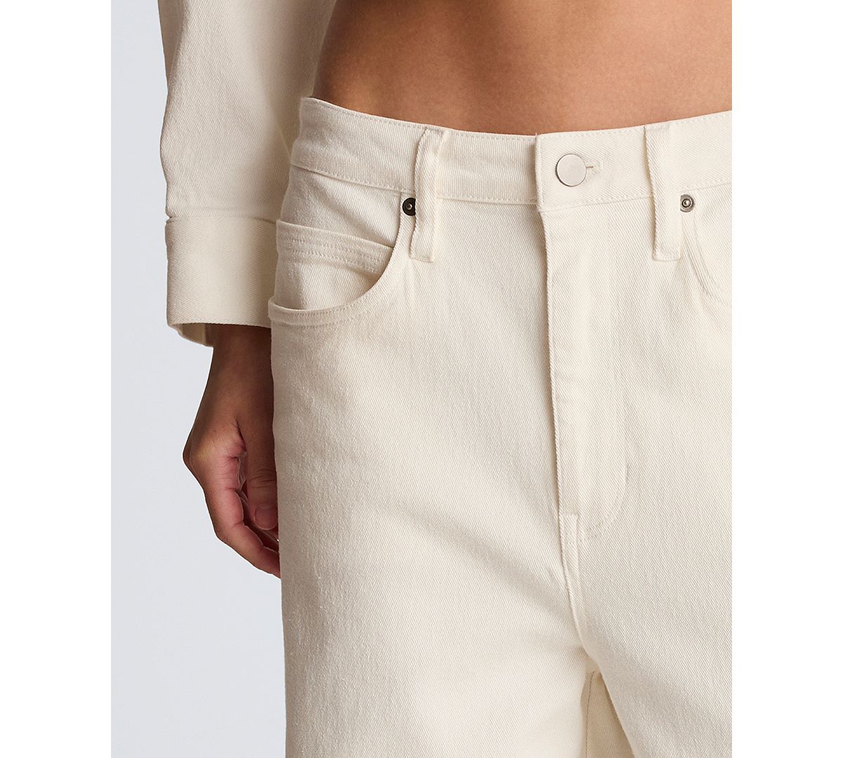 Kenneth Cole Women's Wide-Leg High-Rise Jeans view 6 — MAYCSS fashion products