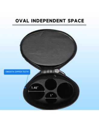 Oval Deluxe Hard Billiard Pool Cue Stick Carrying Case, Billiard Cue Case.